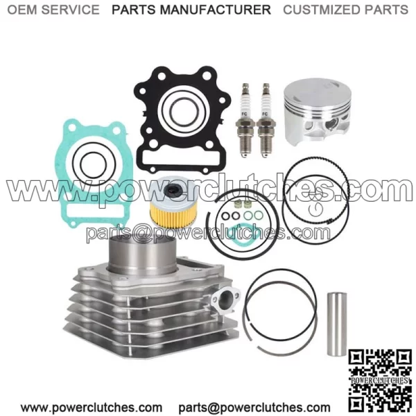 For Honda FourTrax 300 TRX300 2x4 1988-2000 Upper Cylinder Rebuild Kit (For: Honda)