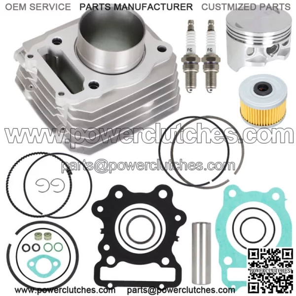 For Honda FourTrax 300 TRX300 2x4 1988-2000 Upper Cylinder Rebuild Kit (For: Honda) - Image 2