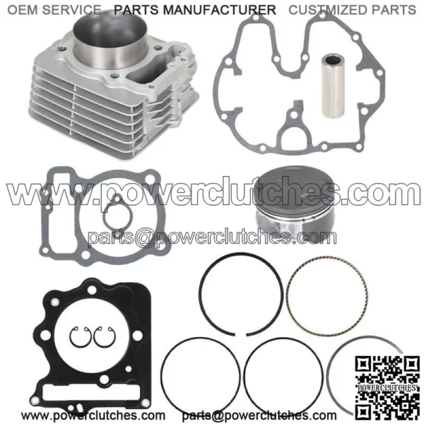For Honda TRX400EX 1999-2008 89mm Big Bore Top End Piston Kit