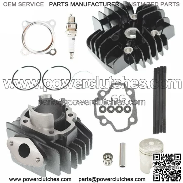 50cc Cylinder Head Piston Gasket Set For Yamaha PW50 1981-2018 NEW
