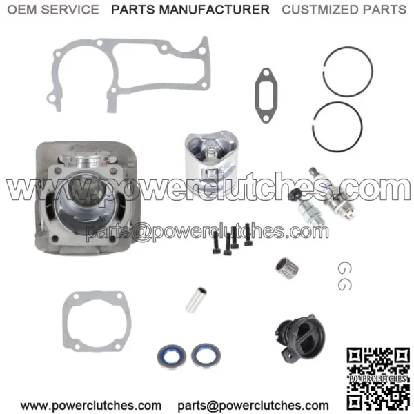 Cylinder Piston Gasket Set 365 372XP X-Torq For Husqvarna Chainsaw Parts 50mm - Image 2
