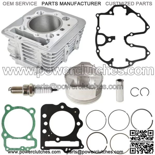 For Honda Sportrax TRX400EX 1999-2008 ATV Cylinder Piston & Upper Gasket Set