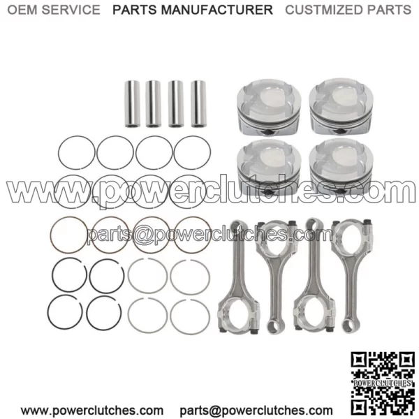 Connecting Rods and Pistons Kit for Hyundai Kia Accent Rio 1.6L DOHC 2012-2016