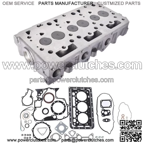 New "Complete" Cylinder Head & Full Gasket Kit FITS Kubota D902 ZD323