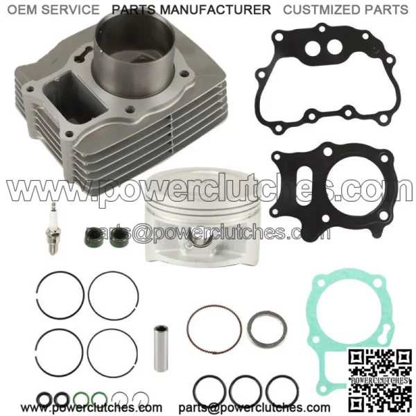 Top End Rebuild Kit Cylinder Piston Gaskets 68.5mm For Honda Recon 250 2002-2022