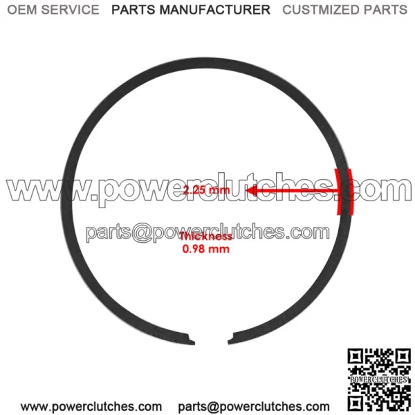 Piston & Ring For Yamaha YZ125 2005-2022 1C3-11631-03-D0 1C3-11633-00-00 - Image 3