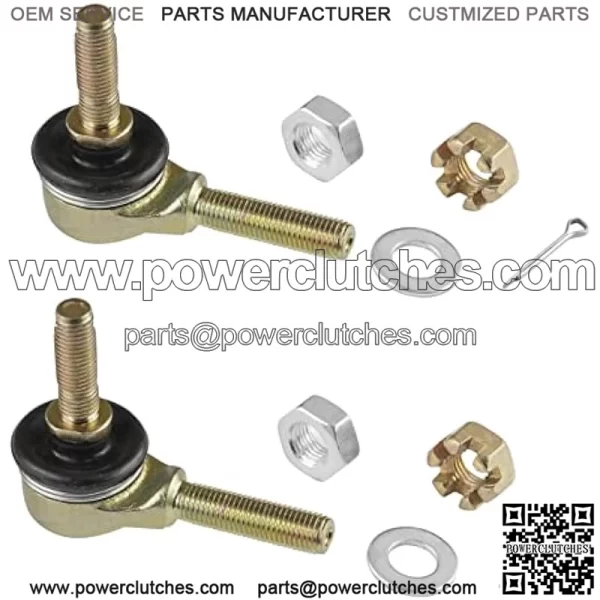 Tie Rod End Kit Compatible with Kawasaki Kvf400A Kvf400C Prairie 400 4X4 1997 1998 1999 2000
