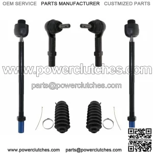 For Silverado 1500 2007-2013 Tie Rod End Set Detroit Axle 24519GF (For: Silverado 1500)