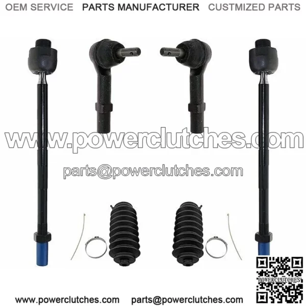 For Silverado 1500 2007-2013 Tie Rod End Set Detroit Axle 24519GF (For: Silverado 1500)