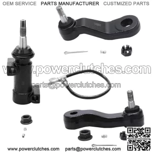 Set of 11 Front Lower Ball Joints and Tie Rods for Chevy Silverado Sierra Suspension (For: More Than One Vehicle)