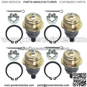 For Bombardier Can-Am DS650 DS 650 2000-2005 Lower Ball Joints Complete Set of 4