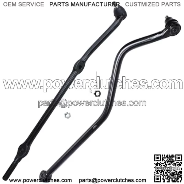 11 Piece Front Suspension Kit For 1997-2006 Jeep Wrangler TJ 4 Ball Joints 3 Tie Rods 2 Sway Bars 1 Sway Link 1 Tie Rod 1 Tie Rod 1998 1999 2000 2001 2002 2003 2004 2005 Replacement - Image 3