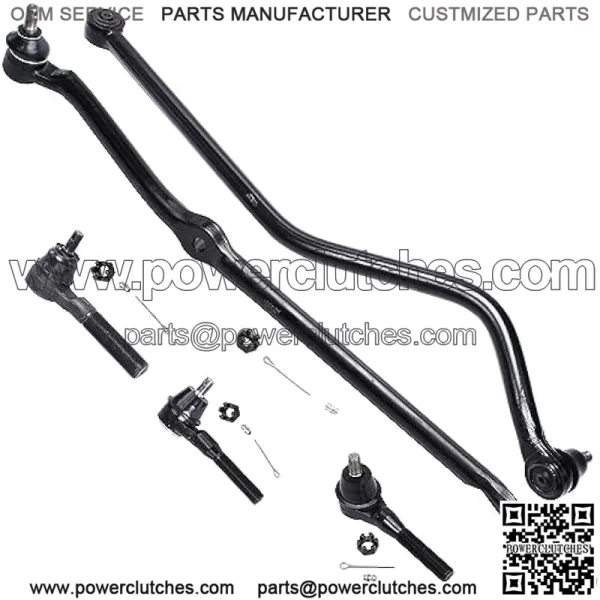 11 Piece Front Suspension Kit for 1991-2001 Jeep Cherokee, 1991-1992 Comanche, 3 Outer & Inner Tie Rod Ends, 2 Sway Bars, 4 Ball Joints, 2 Replacement Trailing Arms - Image 2