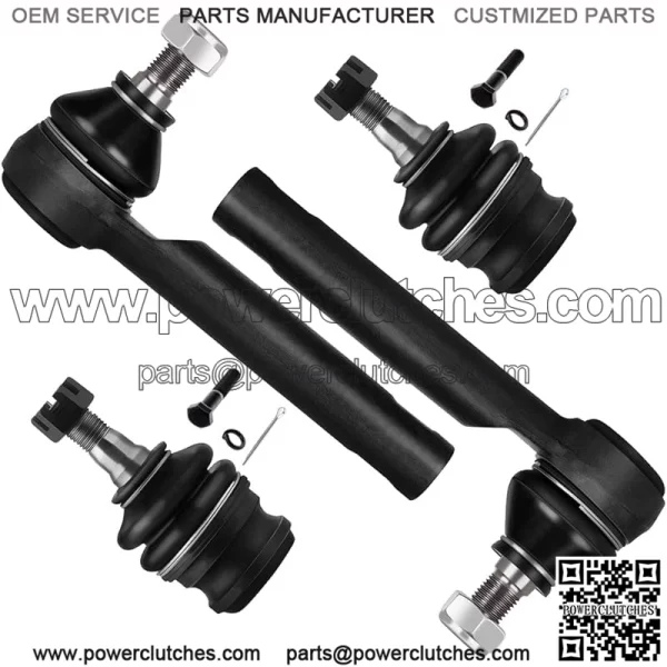 4Pcs Front Suspension Kit Outer Tie Rod End Lower Ball Joint Fits 2003-2006 For Subaru Baja 1993-2014 For Legacy 2000-2014 For Outback 2016-2019 For Crosstrek