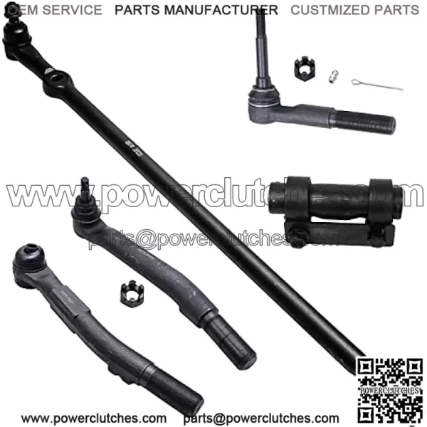 11 Piece Front Suspension Kit For 2005 2006 2007 Ford F-250 F-350 Super Duty 4WD Ball Joints Sway Bars Outer Tie Rods Tie Rods Adjuster Bushing Replacement - Image 2