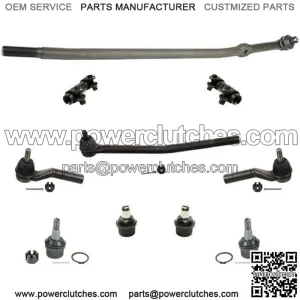 Set of 12 Front Tie Rods Ball Joints for Ford E150 E250 E350 2008-2014