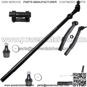 Piece 4WD Front Suspension Kit For 2005-2016 Ford F-250 F-350 Super Duty Lower Ball Joints Outer Tie Rods 2006 2007 2008 2009 2010 2011 2012 2013 2014 2015 Replacement