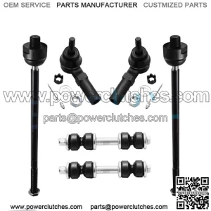 Inner and Outer Tie Rod + Sway Bars for Cadillac Buick Pontiac Oldsmobile