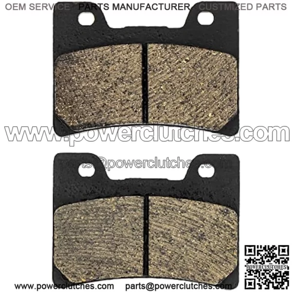 FZR600R 2 Pack Brake Pad Set YZF600R FZR1000 Replacement for NICHE