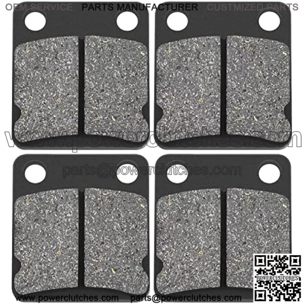 Brake Pads For Yamaha Grizzly 400 450 YFM400 YFM450 Wolverine Kodiak Big Bear YFZ350 YFZ350 Warrior Banshee Front Brake Pads 1995-2009 1999-2006 2000-2012 2007-2013