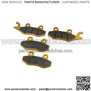 Kawasaki Teryx Teryx4 750 800 2008-2023 Ceramic Brake Pad Set Front (For: More Than One Vehicle)