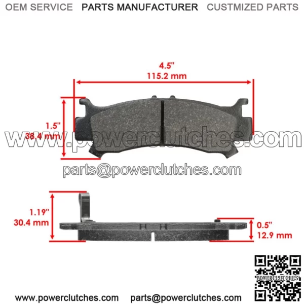 06431-HL4-A01 06432-HL4-A01 06451-HL4-A01 06452-HL4-A01 Brake pads for Honda - Image 4