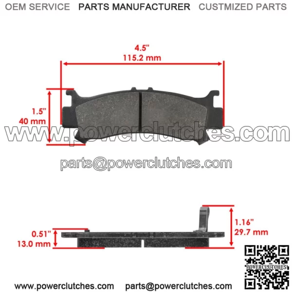 06431-HL4-A01 06432-HL4-A01 06451-HL4-A01 06452-HL4-A01 Brake pads for Honda - Image 5