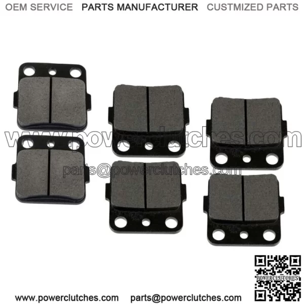 Front and Rear Brake Pads for Honda TRX250X TRX 250 X Fourtrax 1987 1988 1989-1992 (for: Honda)