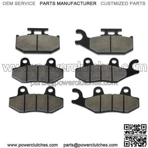 Front and Rear Brake Pads for Yamaha Raptor 700 700R YFM700R 2006-2012 (for: Yamaha Rhino 660 2006)