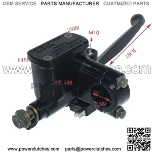 Handlebar front right master brake cylinder