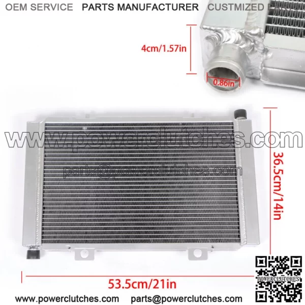 For CAN AM COMMANDER 800R 1000 MAVERICK MAX 1000R ALUMINUM RADIATOR 2011-2019 - Image 2