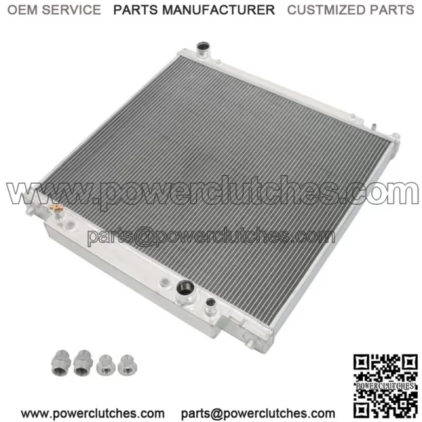 4-Row Radiator For 1999-2005 2001 Ford F250 F350 F450 F550 Powerstroke 6.8L 7.3L