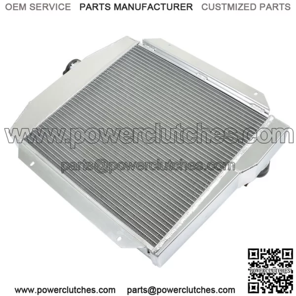 6167 Aluminum Radiator Silver For International Scout 1961-1971 4Row 2.5L MT - Image 4