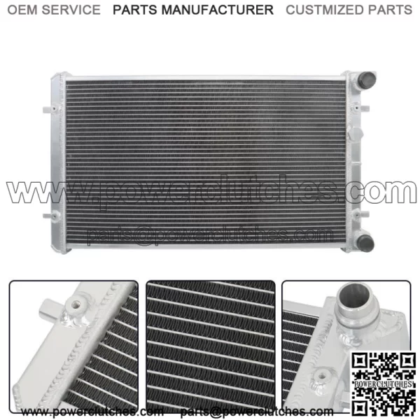 2ROW Aluminum Radiator For 1999-2005 VW VAG Golf Jetta MK4 Audi TT 1J0121253AD