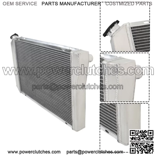 3 Row Aluminum Racing Radiator For 1982-2002 Chevy S10 Blazer 1984-1990 Corvette - Image 5