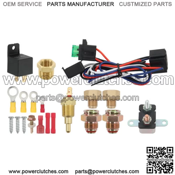 3Row Radiator+Shroud Fan Kit For 1988-1999 Chevy Truck GMC C/K C1500 C2500 C3500 - Image 2