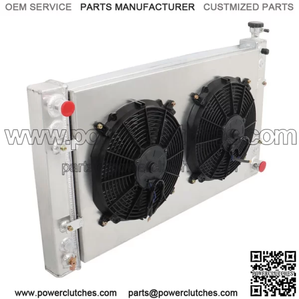 3Row Radiator+Shroud Fan Kit For 1988-1999 Chevy Truck GMC C/K C1500 C2500 C3500 - Image 3