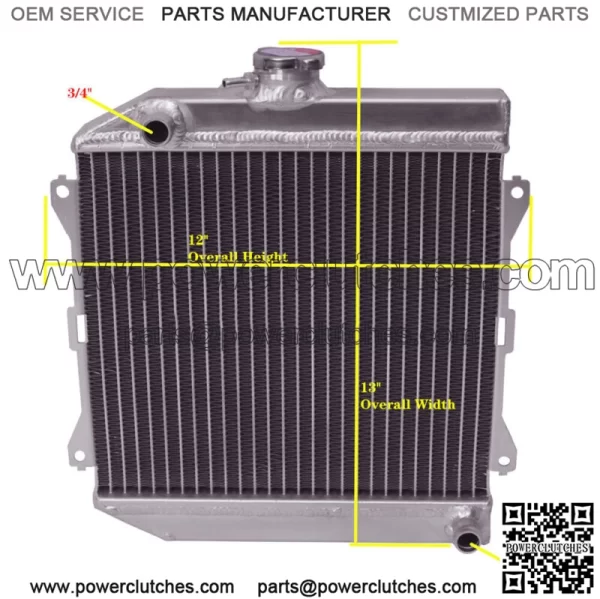 Radiator For 2014-2020 TRX420 Rancher TRX500 Foreman&2020 TRX520 Fourtrax (For: Honda) - Image 2