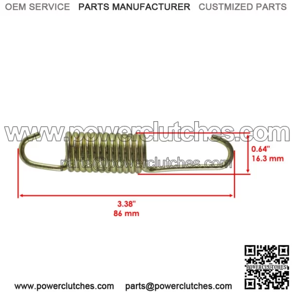 Exhaust System Muffler Outer Spring For Polaris Sportsman 800 HO EFI 2008 2009 (For: Polaris Sportsman 800) - Image 2