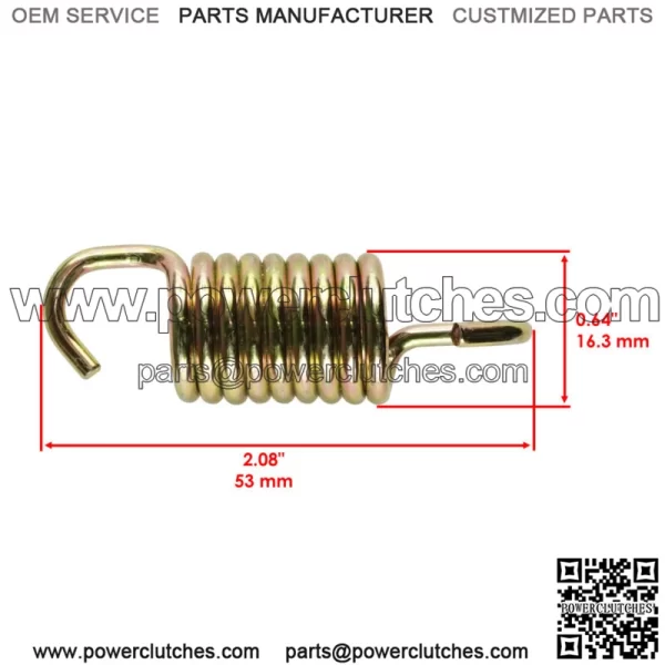 4x Muffler Spring for Polaris Sportsman X2 500 700 800 EFI 2007 - 2010 (For: Polaris Sportsman 800) - Image 2