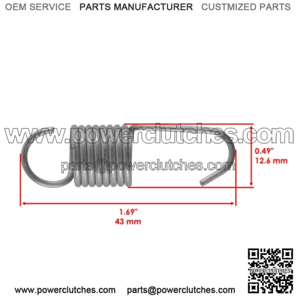 Muffler Spring Kit for Polaris Sportsman 800 EFI INTL 2007 (for: Polaris Sportsman 800) - Image 5