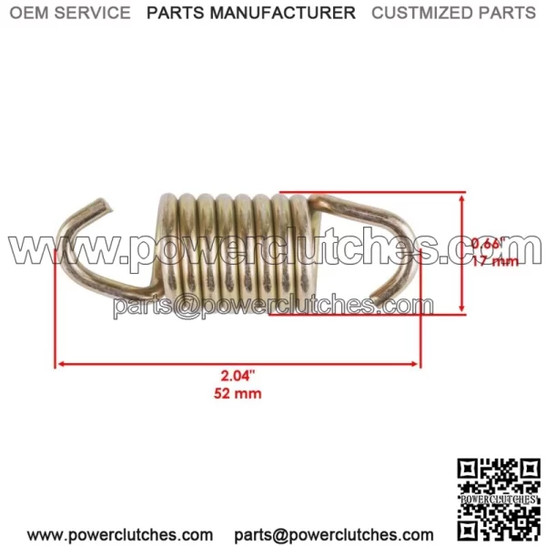 6x Exhaust Spring For Polaris Sportsman ACE 570 2015 - Image 2