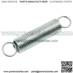 S.11096 Tension spring, spring 6.5 mm, wire 0.75 mm, length: 50 mm.