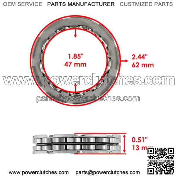 for Honda TRX300 Fourtrax 300 1988 1989 1990-2000 Clutch Housing One Way Bearing (For: Honda) - Image 2