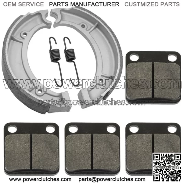 for Yamaha Big Bear 350 YFM350 1999 Front Brake Pads & Rear Brake Shoes - Image 4