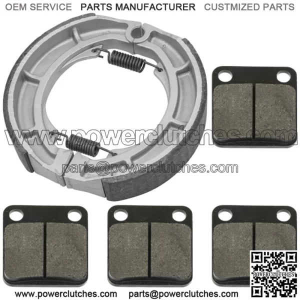 for Suzuki LTA400F LT-A400F Eiger 4WD 2002-2007 Front & Rear Brake Pads Shoes - Image 4