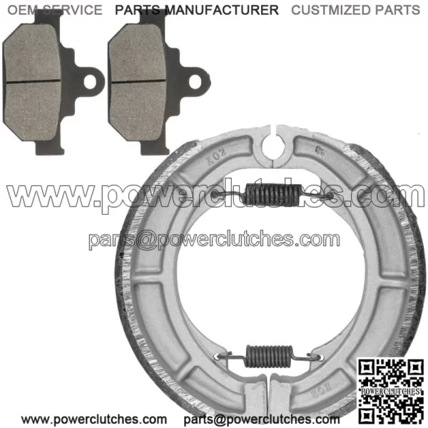 Front Brake Pads & Rear Brake Shoes for Suzuki LS650 Boulevard S40 2005-2017