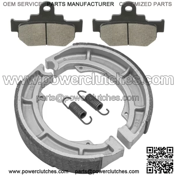 Front Brake Pads & Rear Brake Shoes for Suzuki LS650 Boulevard S40 2005-2017 - Image 4