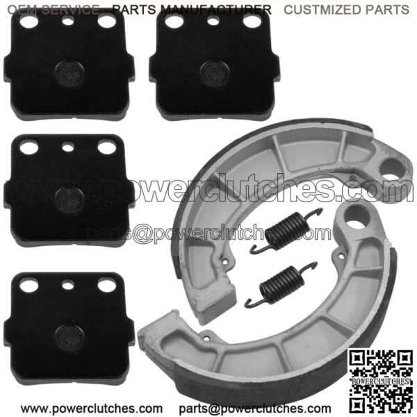 Front Brake Pads & Rear Shoes for Honda TRX420FPM TRX420TE TRX420TM 2007-2018 - Image 5