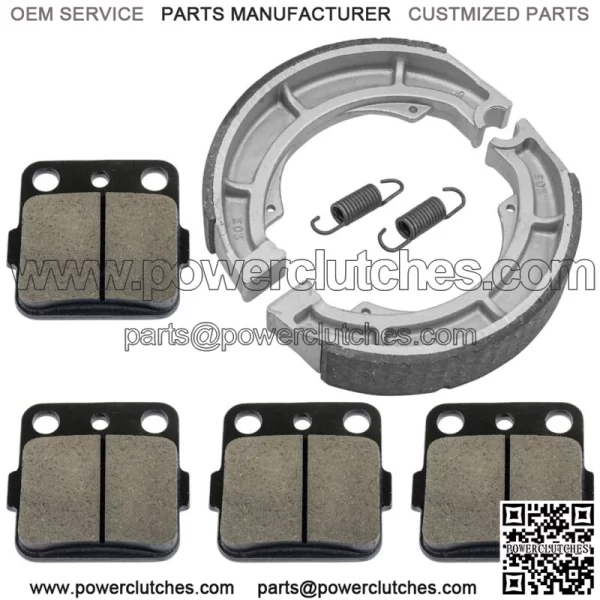 for Yamaha Grizzly YFM600 YFM600F HD 2000-2001 Front Rear Brake Pads Shoes - Image 4